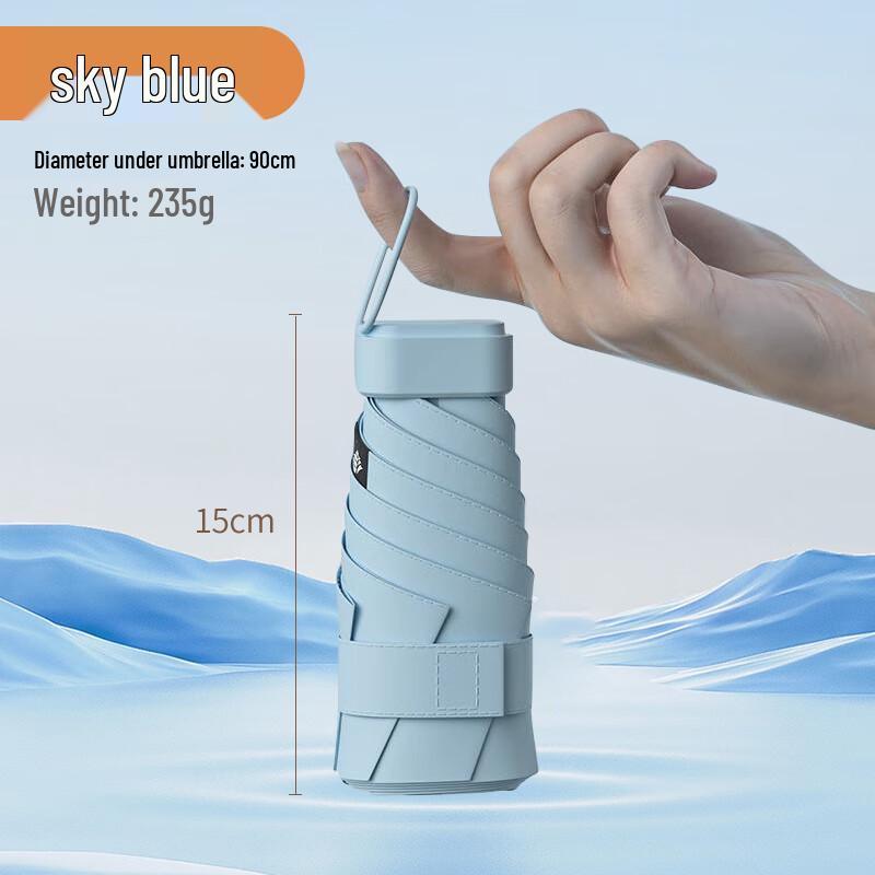 Handun Pocket Mini Six-Fold Umbrella