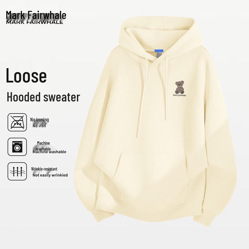 

Мужская толстовка с капюшоном Mark Fairwhale Осень 2025 с маленьким медведем 2XL