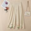 ZANZEA Women Casual Back Elastic Waist Loose Floral Print Pants