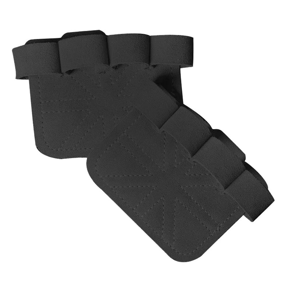 Fitness Gloves Four Finger Palm Protector Leather Anti Slip Grip For Pull Ups Weight Lifting Gym Training Men Women Workout Tool