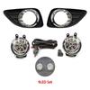 Car Flashing 1 Pair Car Front Fog Light Grille Foglamps Cover Trim Facelift Accessories For Toyota Camry ACV40 XV40 2010 2011