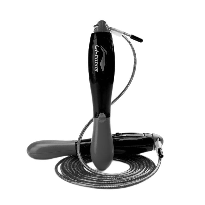 Li Ning Oxygen Fat Reduction Electronic Counting Jump Ropes Adults Controller ABS Cable Steel Wire PVC Approx. 2.8m LBDM780-S