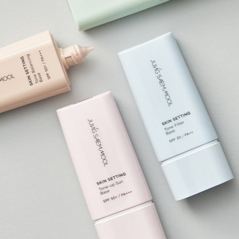 [Jung Saem Mool] NEW Skin Setting Base 40ml 4 Types (Choose 1)