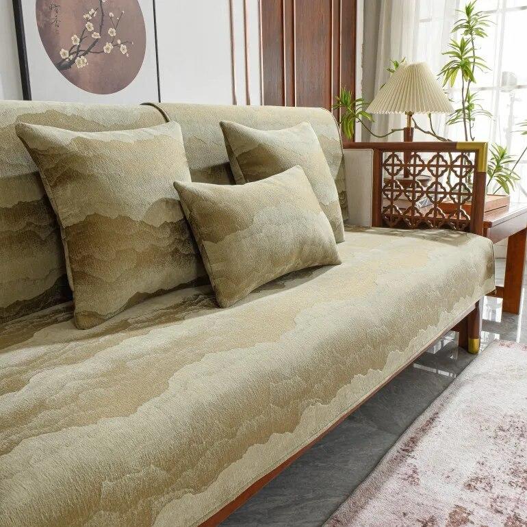 

Yüksek kaliteli kanepe havlu şekil kale tepe kaymaz kanepe kapakları Slipcover koltuk kanepe kılıfı oturma odası için ev dekorasyonu yastık 70x70cm 1pcs