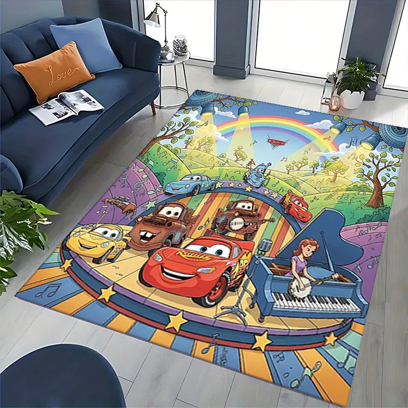 1pc Mcqueens Adventure Carpet Rug for Bedroom Living Room Decor Sofa Home Game Area Rug Non-slip Floor Mat. D0730048