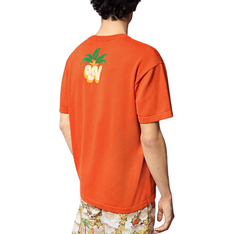 Louis Vuitton SS24 T Shirt Men's Orange 1AFQQZ