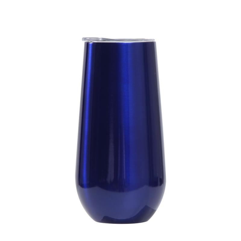 6Oz Eggshell Cup 304 Stainless Steel Swig Double-Layer Vacuum Thermos Cup Creative Red Wine Glass U-Shaped Cup