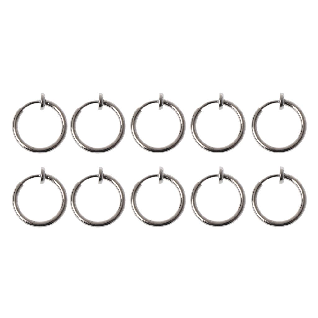 Clip On Circle Hoop Earrings Converters for DIY Handmade Earring Jewelry Making 1