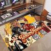 Custom Name Crystal Velvet Rug,Bruno Mars Comfortable Anti Slip Floor Mat For Room Decoration