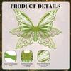 Organza Butterfly Fairy Wings Adult Women Angel Wings 2026 Large Fairy Wings  for Cosplay Dress Up
