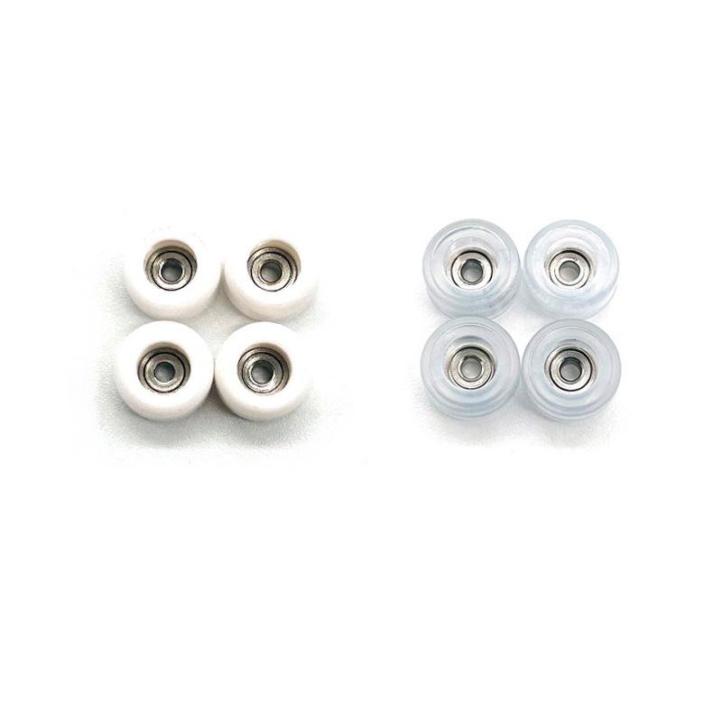 4 Teil/Satz mehrfarbiges Upgrade-Zubehör für Finger-Skateboard-Räder, Maple Skateboard Novel Griffbrett-Rad-Zubehör