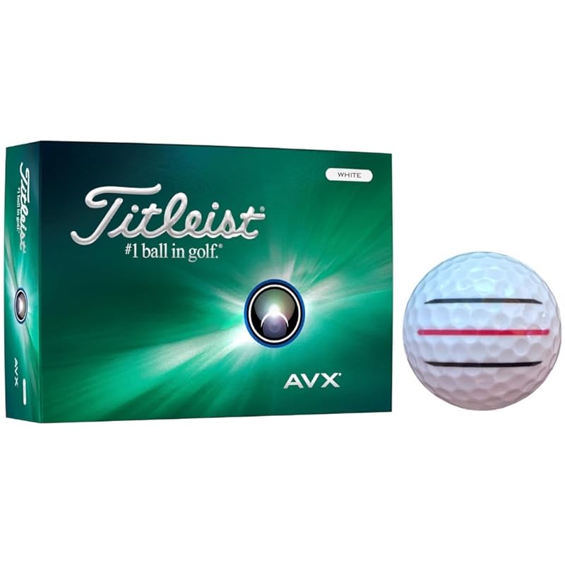 

[Hapiraki_Golf Line] AVX golf ball 2024 model Contains 3 lines (White_1 dozen)