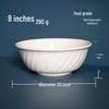 777 White A5 Food-Grade Melamine Bowls - 10-Piece Set