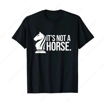 Es ist kein Pferd Schachspieler Experte Trainer Sportliebhaber Grafik T-Shirt