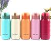 304 Stainless Steel Insulated Cup with Lanyard Lid - Water Bottle for Students, Couples, and Kids