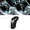 Real Carbon Fiber Car Shift Lever Knob Gear Shift Knob Cover Trim for Land Rover Range Rover Sport 2014 2015 2016 2017