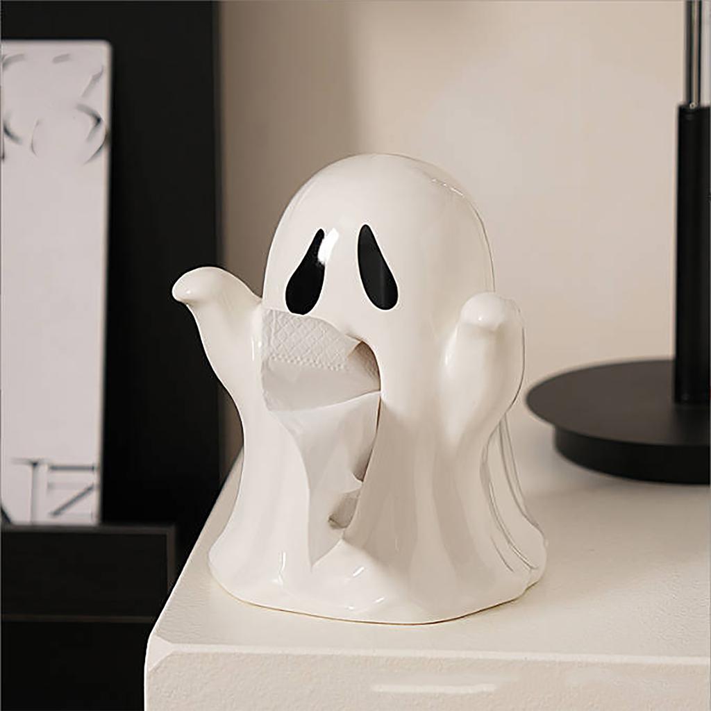 Creative Tissue Box Cover for Halloween Decor, Tabletop Decorative Tissue Holder for Living Room