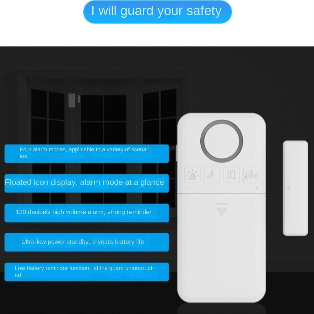 Convenient Door Window Sensor Alarm Fashionable Magnetic Burglar Alarm Door Opening Sensor Bedroom