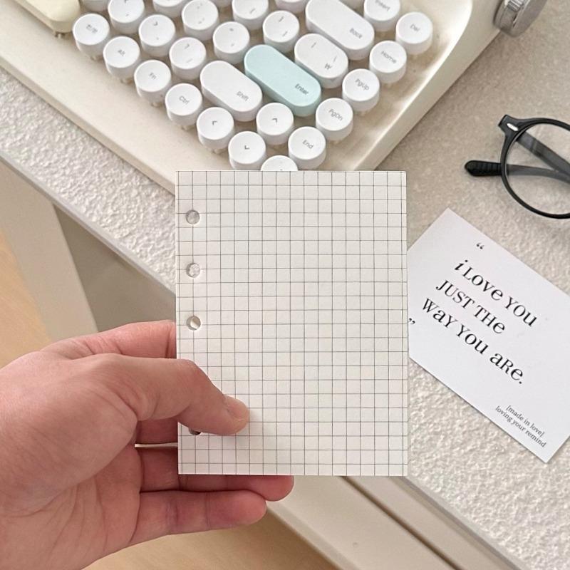 M5 Cute Double Buckle Transparent Pvc Binder Album For Photocard Sticker Storage