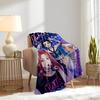 K-POP Anime Girls Group  Four Seasons Soft Warm Blanket  All-Season Thick Knit Polyester Bedspread for Bed, Camping, Travel  Perfect Gift