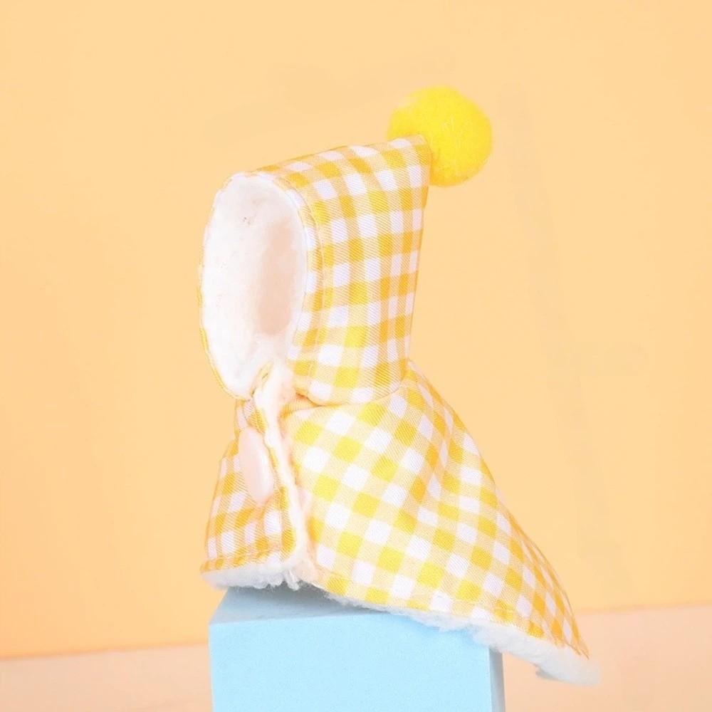

Plaid Birds Coat Winter Parrot Clothes New Pet Parrot Cape Pet Accessories L жовтий