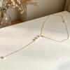 Elegant Water Drop Pearl Backless Necklace and Evening Gown Chain for Women