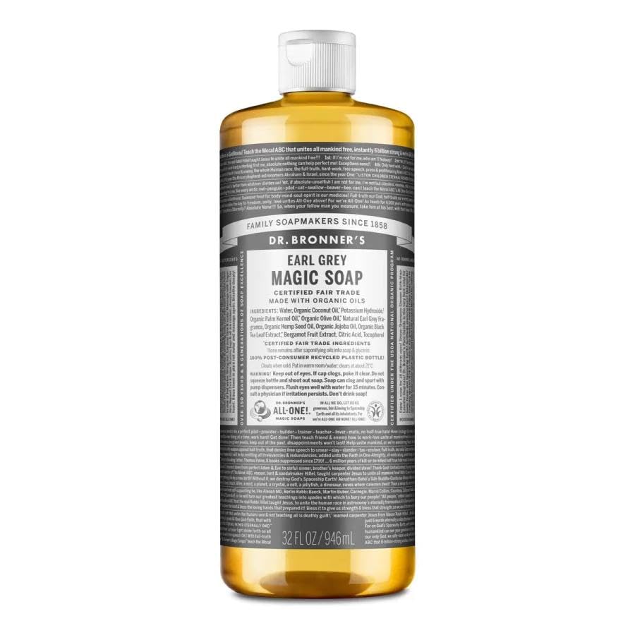 Dr. Bronner s Magic Soap 946mL Earl Grey All-in-One Soap (Black Tea Scent) [Product]