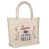 Tote Bag - PLANETEE - Luna the Most Beautiful - Beach Insulated - Natural Jute - Large Capacity