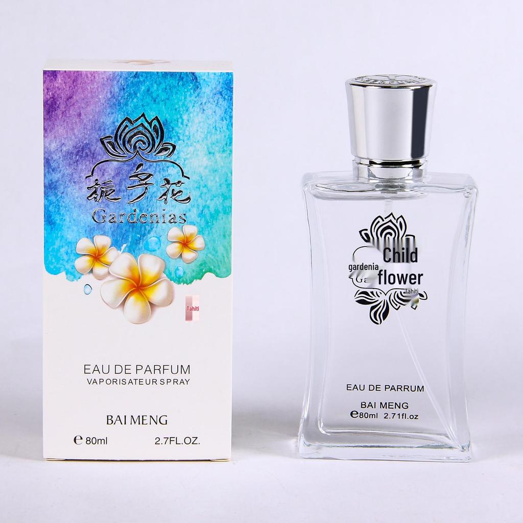 Baimeng Gardenia Unisex Perfume: Long-lasting, Fresh, Natural Light Scent by Authentic French Brand.