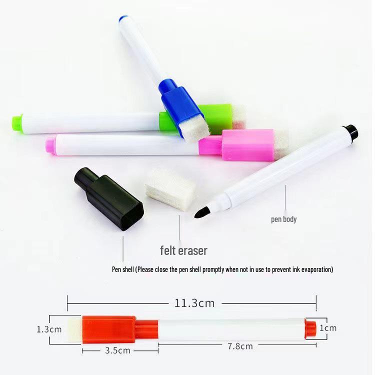 Erasable Colored Brush & Whiteboard Marker for Kids