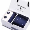 Men's Tie Gift Set: Striped & Polka Dot Tie, Pocket Square, Cufflinks
