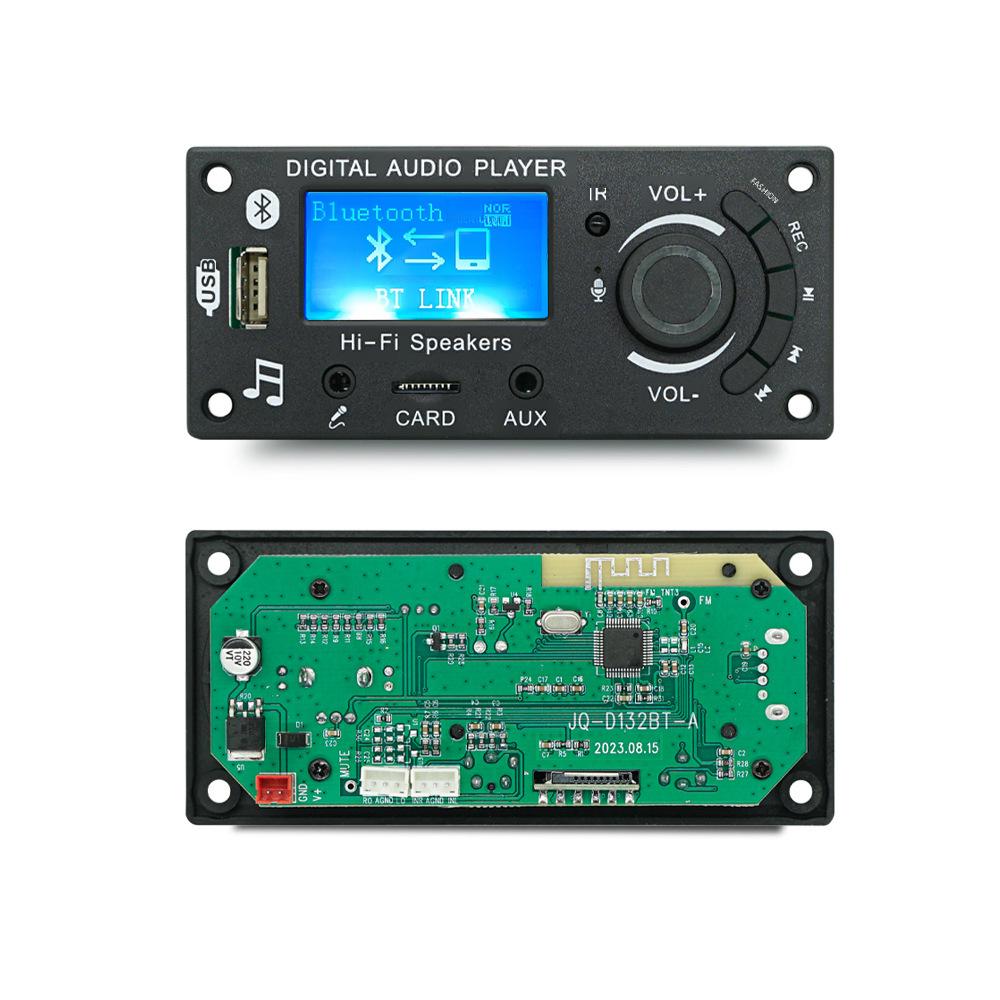 JQ Bluetooth MP3 Decoding Board with LCD Screen for DIY Car Audio Amplifiers