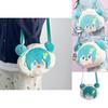 Hatsune Miku Plush Backpack With Cartoon Design For Daily Use And Storage