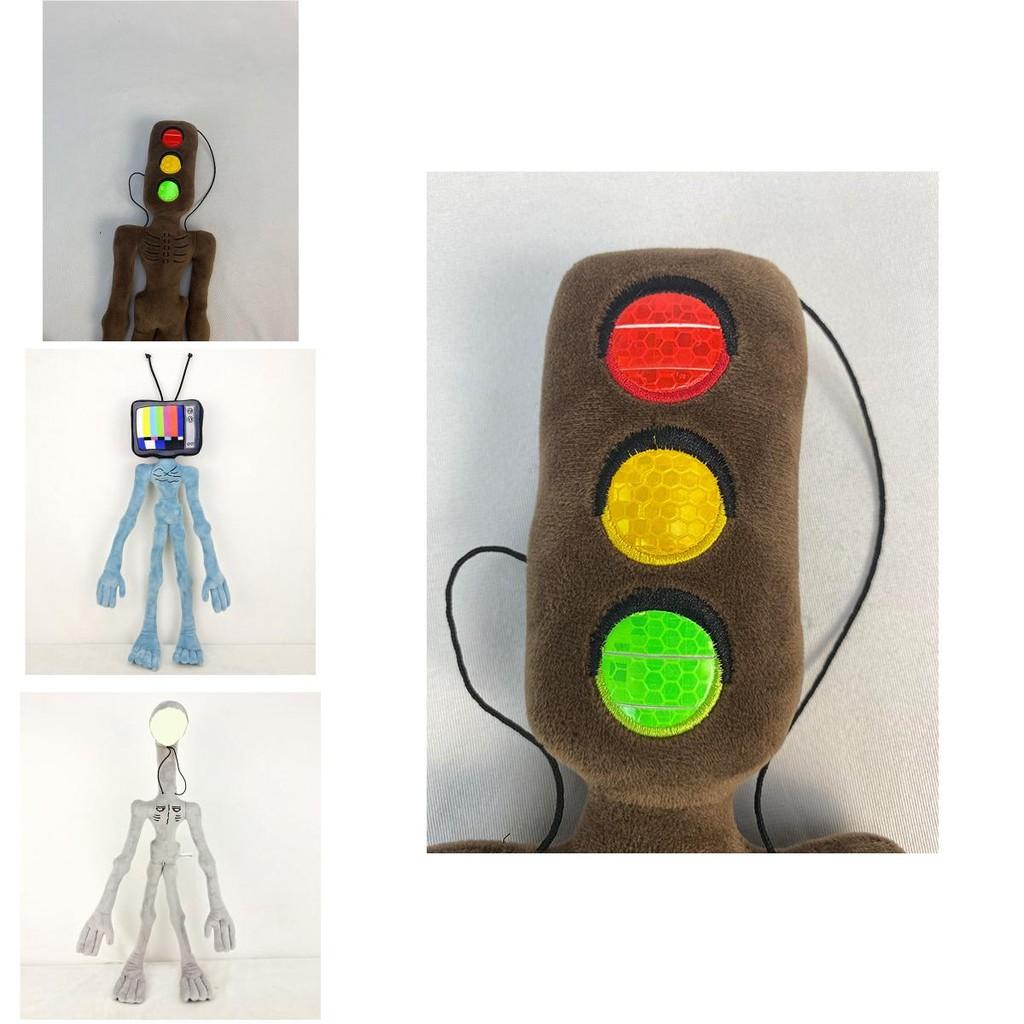 Cuddly 21" Anime Scp Siren Head Plush Toy Bendable Doll For Horror Fans