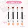 30 Pcs Dual End Eyeshadow Smudge Brush 2 In 1 Eyeshadow Sponge Concealer Brush Double Sided Eye Shadow Applicators Sticks 3 Inch Disposable Eye
