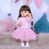 KEIUMI 55cm Reborn Baby Dolls Looks Like Princess Full Vinyl Can Bathe Babies Doll Newborn Girl Playmates Christmas Birthday Gifts