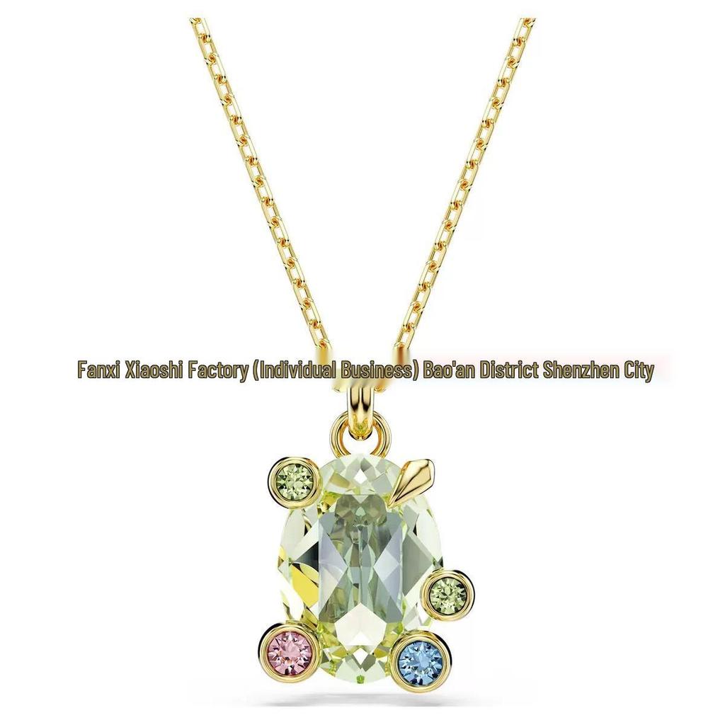 Idyllia Flower Dopamine Jewelry Set: Necklace, Bracelet, Earrings, Ring with Austria Crystals