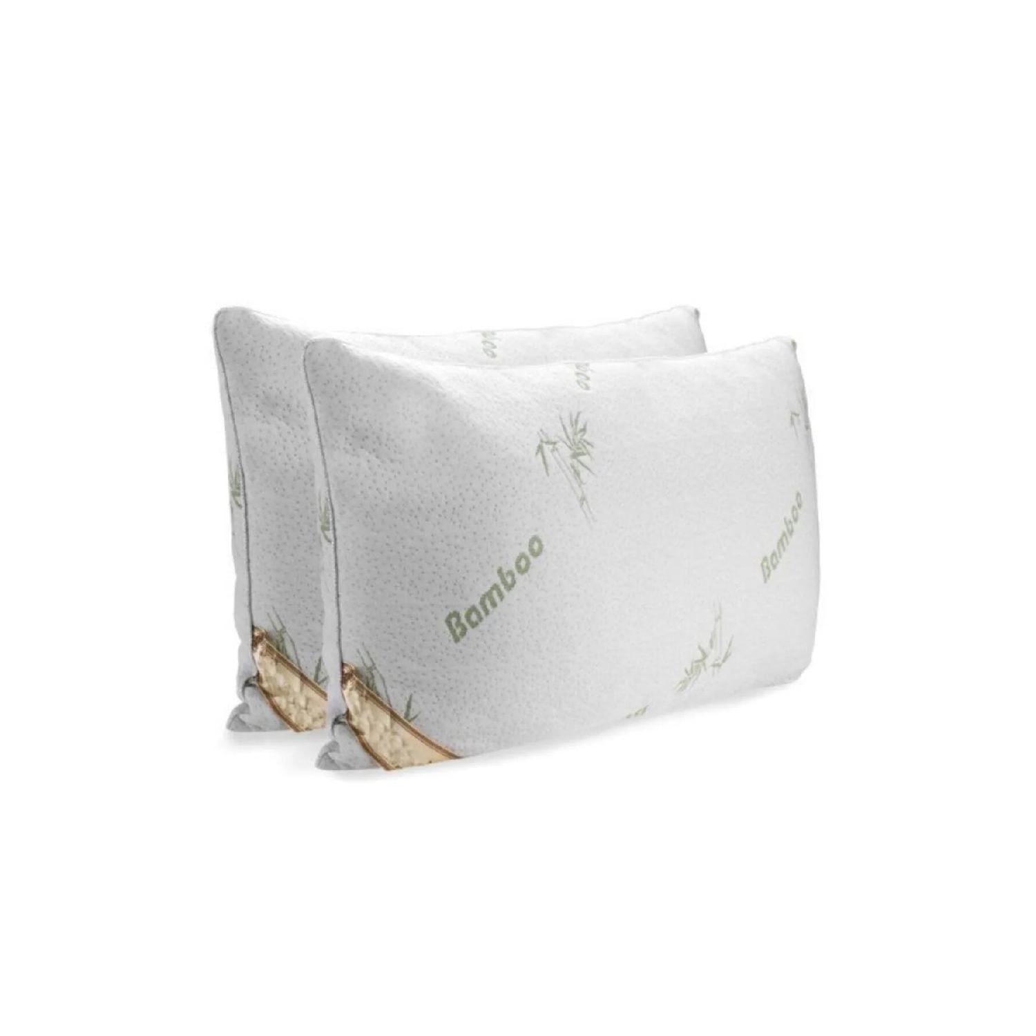 

Бамбуковая подушка 50x70 Visco Bamboo Pillow, 2 упаковки, двойная бамбуковая ортопедическая подушка (2 куска)