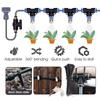 21-6m 1/4" Garden Misting Cooling System 0.6mm Nozzle Fine Atomizer Sprayer Slip Lock Outdoor Irrigation Watering Humidification