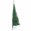 Artificial Pre lit Christmas Tree Green 210 cm PVC