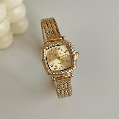 Vintage Különleges Rozsdamentes Acél Szíj Női Karóra Divat Luxus Óra Ajándék Női Kvarc Órák Relojes Para Mujer