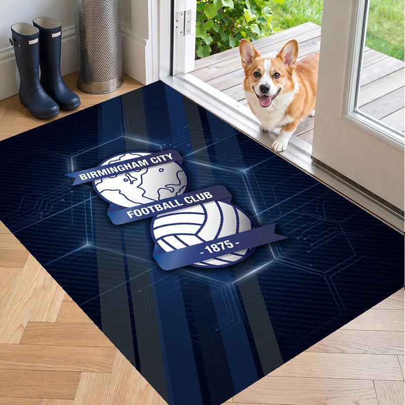 Soft Floor Carpet Birmingham City Pattern Area Rug Decorative Mat For Home Room Decoration