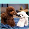 Peluche Gigante de Caniche Perro Figura de Animal Para Regalo de Niños Edición de Coleccionista
