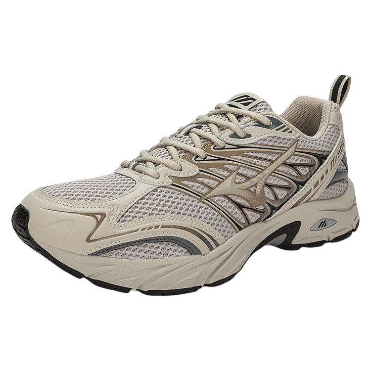 Mizuno LG 2000 Comfortable Non-Slip Durable Low-Top Casual Running Shoes Unisex Sneaker Khaki Gray D1GH230203