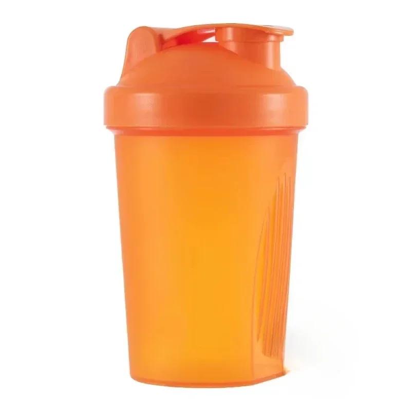 Hot 1-7PCS 400ML Blender Shaker Bottle with Scale Protein Shakes Leakproof for Powder Workout Gym Sport Mixing Cup Water Bottle