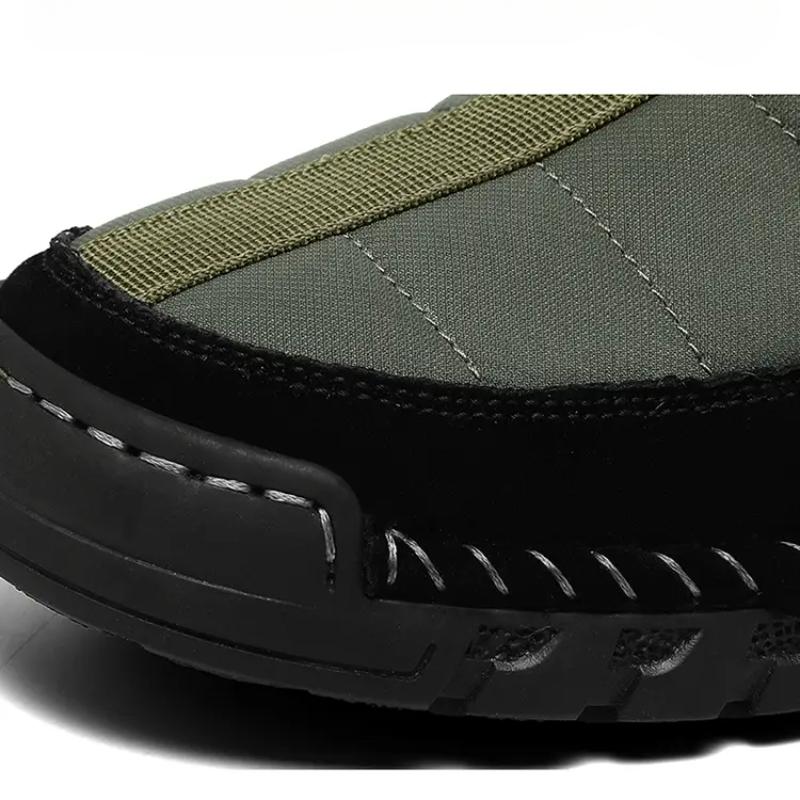 Winter Men's Outdoor Snow Boots Warm Plush Shoes Plus Size 39-46