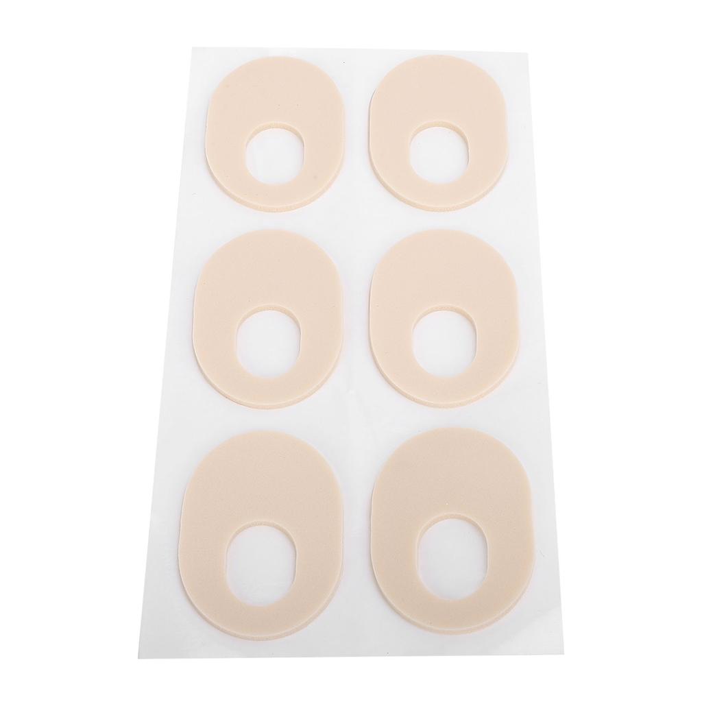 24pcs Latex Self Stick Adhesive Foot Cushion Anti Friction Breathable Foot Pad Sticker for Walking