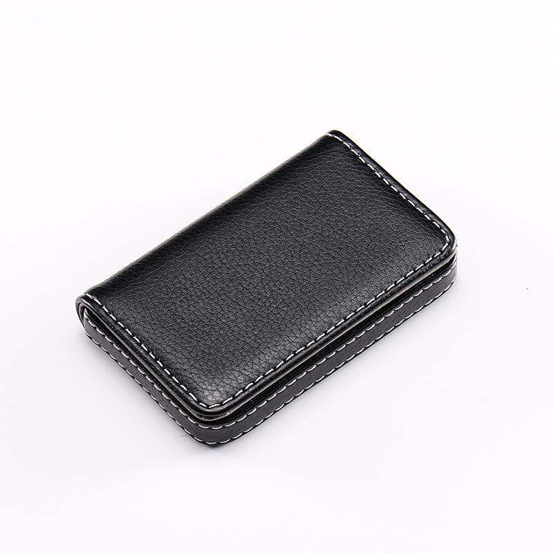

Textured Magnetic Suitable For Carrying Cards Cards ID Cards And Notes Valentine Day Card Holder Card Holder Wallet Business Card чёрный