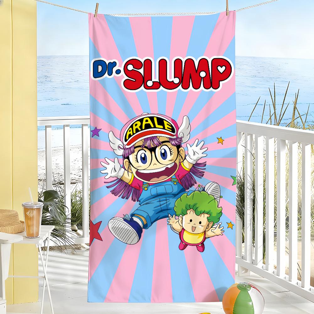 Classic Anime D-Dr. Slump Cute Towel Soft Pool Gift For Travel Gym Shower Camping Quick Dry Sports Large Beach Towels