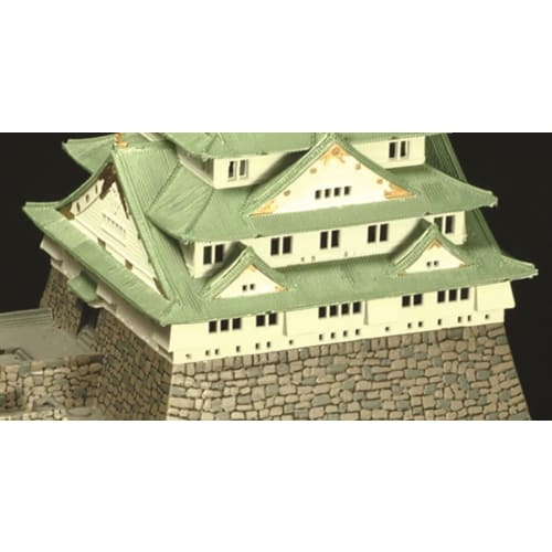 Doyusha 1/350 Japanese Castle Standard Osaka Castle Plastic Model S-22 Molded Color